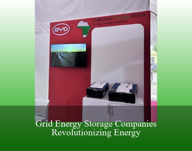 Grid Energy Storage Companies Revolutionizing Energy